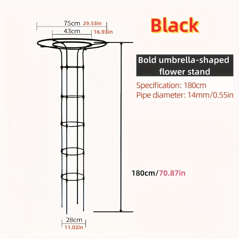 82.68-Inch White Metal Climbing Plant Trellis Garden Frame - Rust-Resistant Outdoor Cage Support with Plastic Coating, Perfect for Vines, Flowers, Vegetables, and Roses, Practical Garden Structure with Grid Design