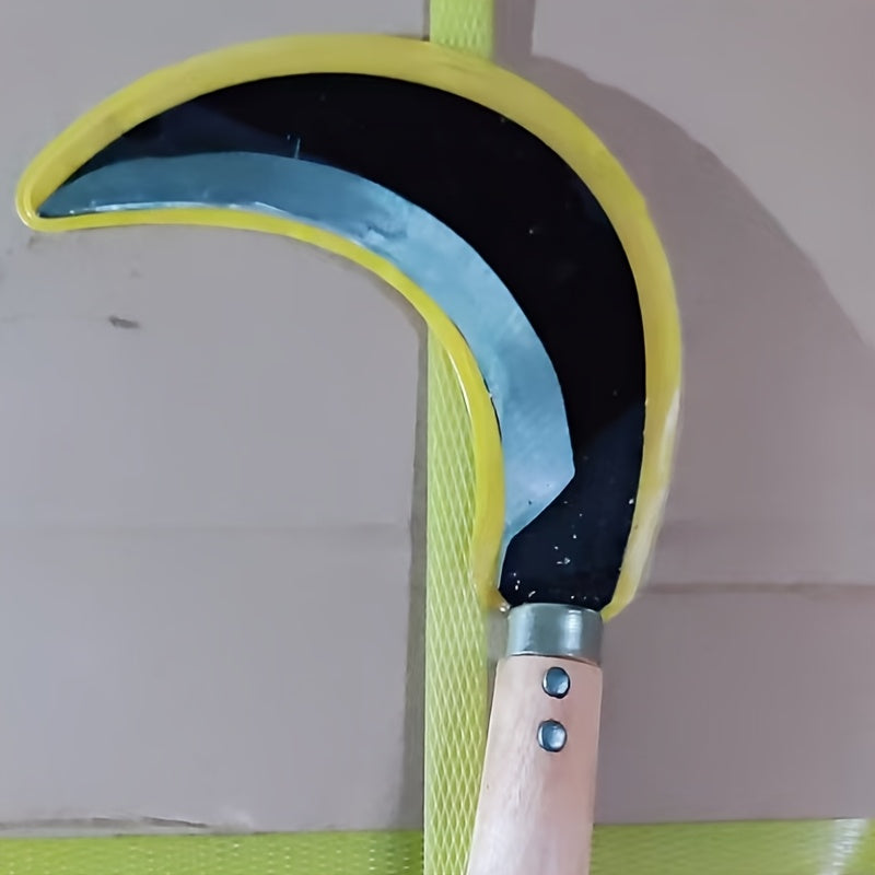 1pc Small Scythe Sharp Thin Blade Grass Shears Portable Outdoor Knife Gardening Hand Tool for Easy Cutting Grass, Garden and Yard Maintenance