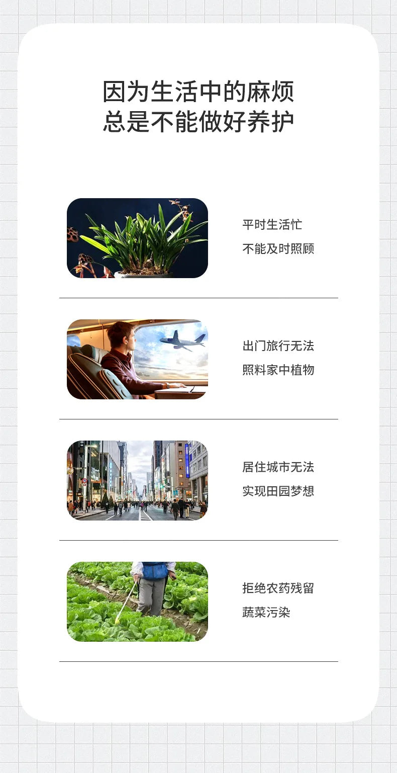 New Smart Flowerpot Plant Vegetable Green Hydroponic Planting Mini Multifunctional Vegetable Pot Indoor Planter Succulents Pots