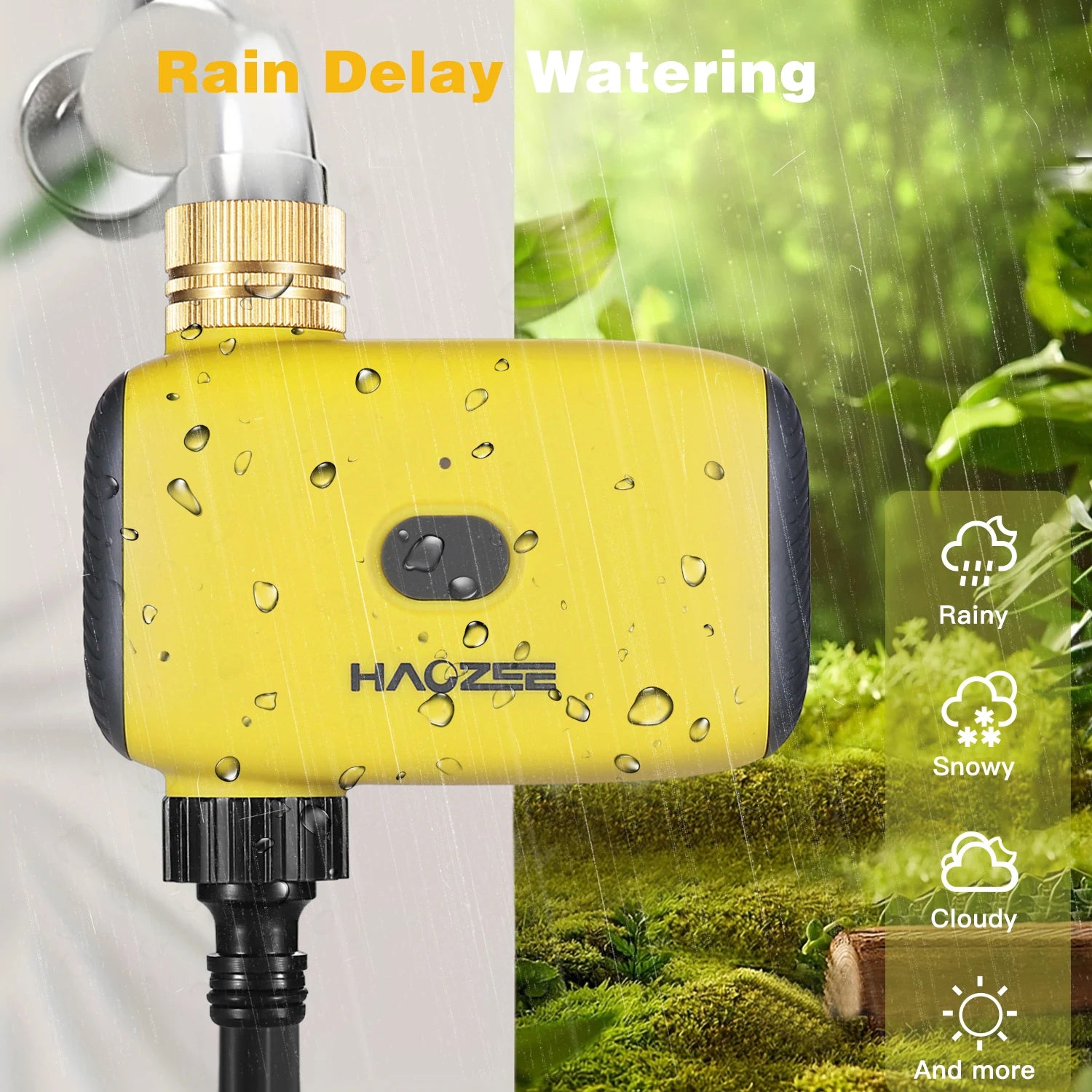 Tuya Smart Zigbee Watering Timer Automatic Drip Irrigation Controller Smart Water Valve Garden Automatic Watering System