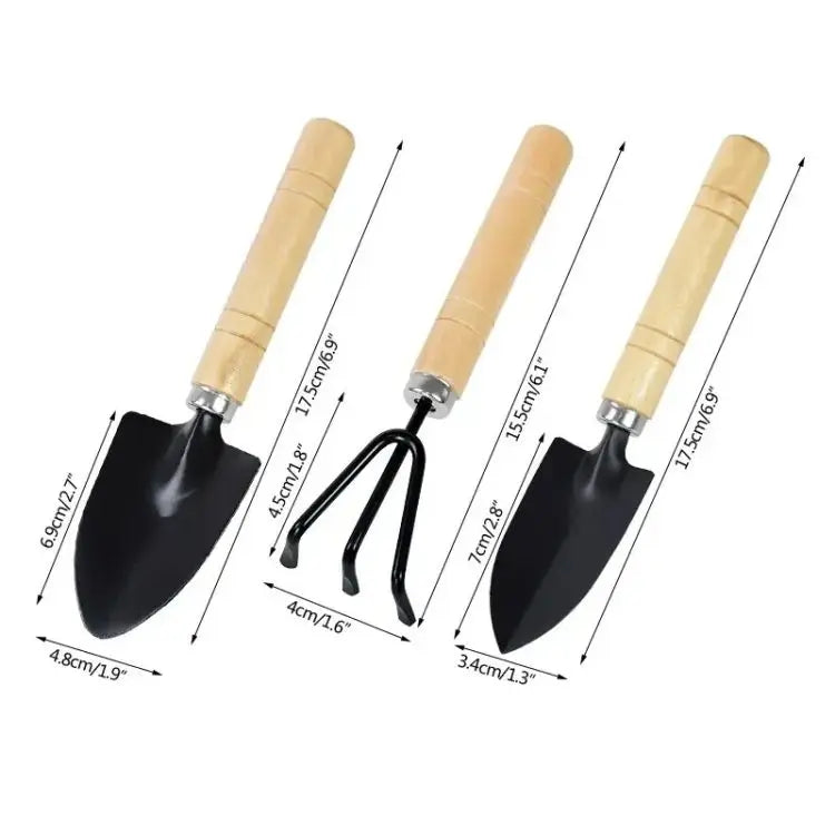 3-Piece Mini Garden Tool Set – Small Plant & Succulent Gardening Kit
