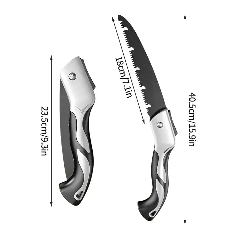 Folding Hand Saw Multifunctional Outdoor Logging Saw Woodworking Folding Portable Saw For Garden Pruner Gardening Tools Tree