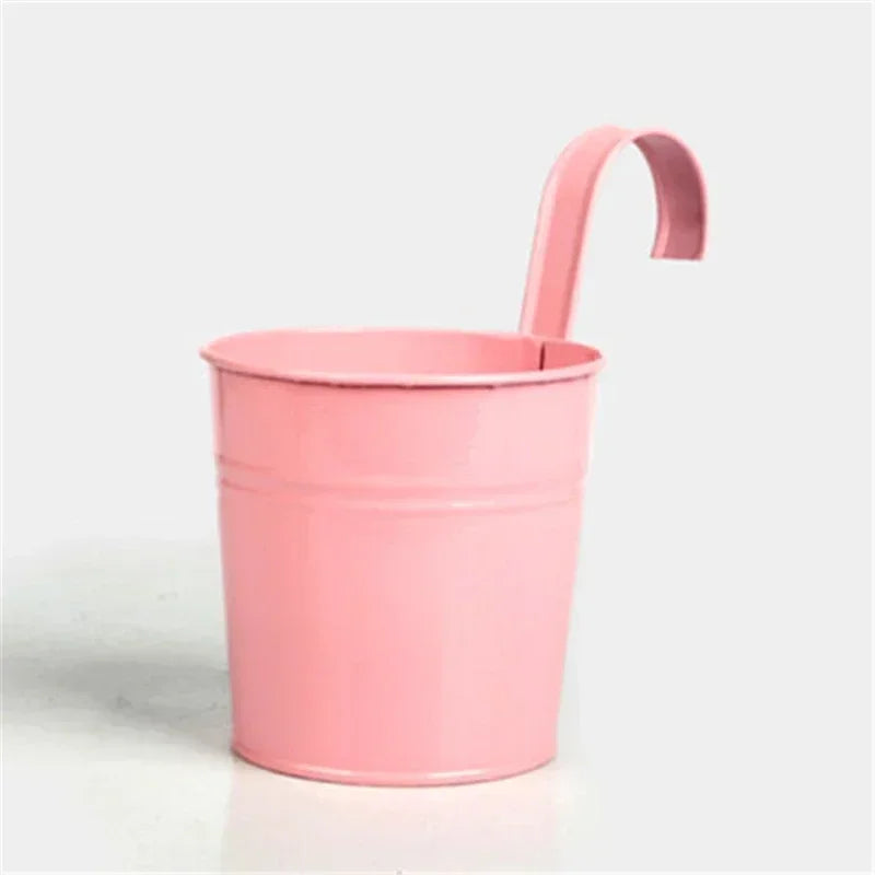 10-Color Metal Flower Pot Hooks – Hanging Garden Planters