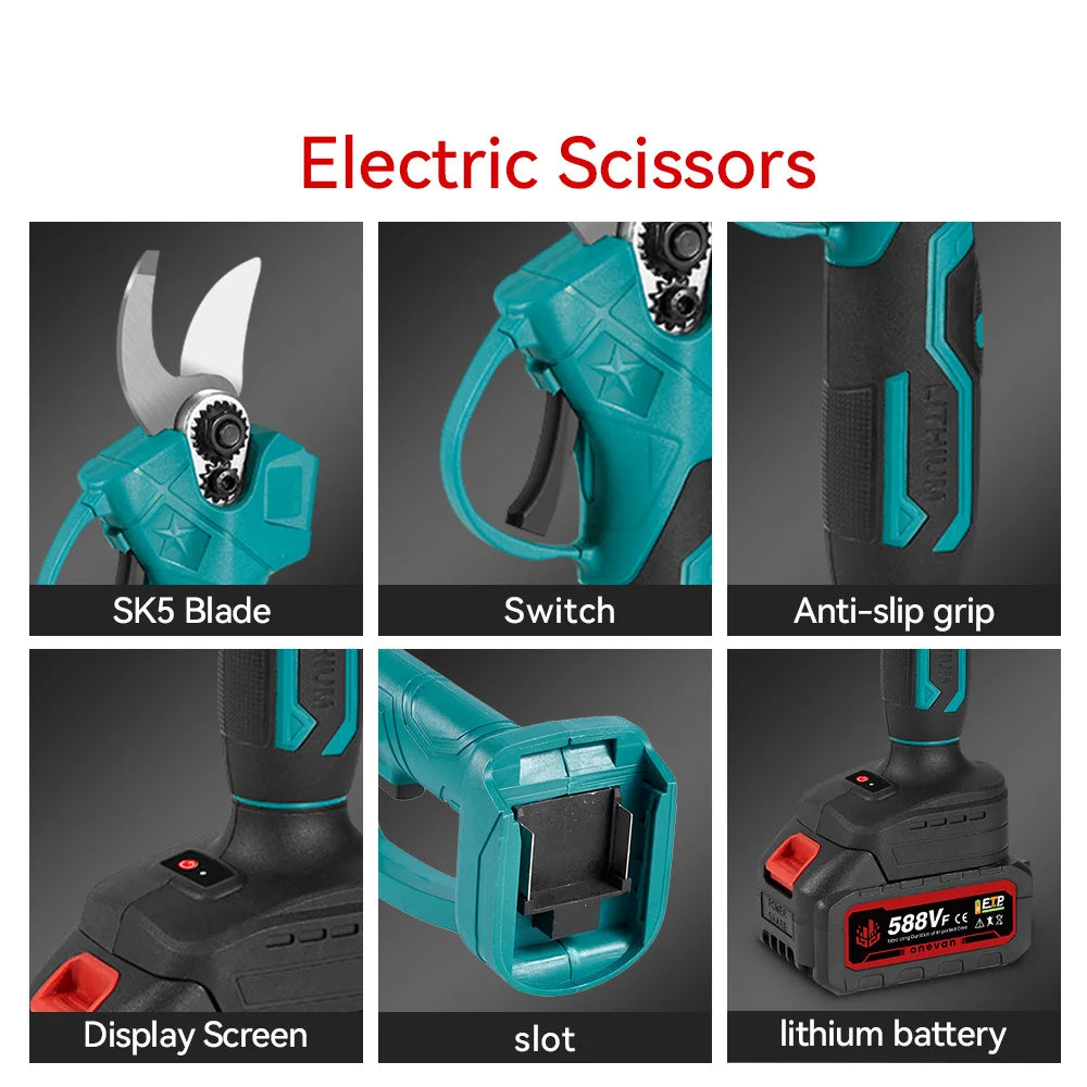 3500W 2-in-1 Brushless Chainsaw & Pruning Shears – Telescopic Garden Pole