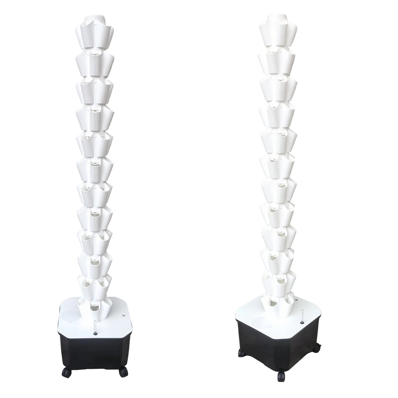 12-Layer Hydroponic Growing Tower – 60-Slot Vertical Plant Kit