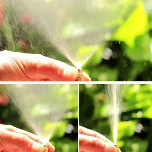 5–20M Automatic Irrigation Sprinkler Kit – Rotating Copper Nozzle System