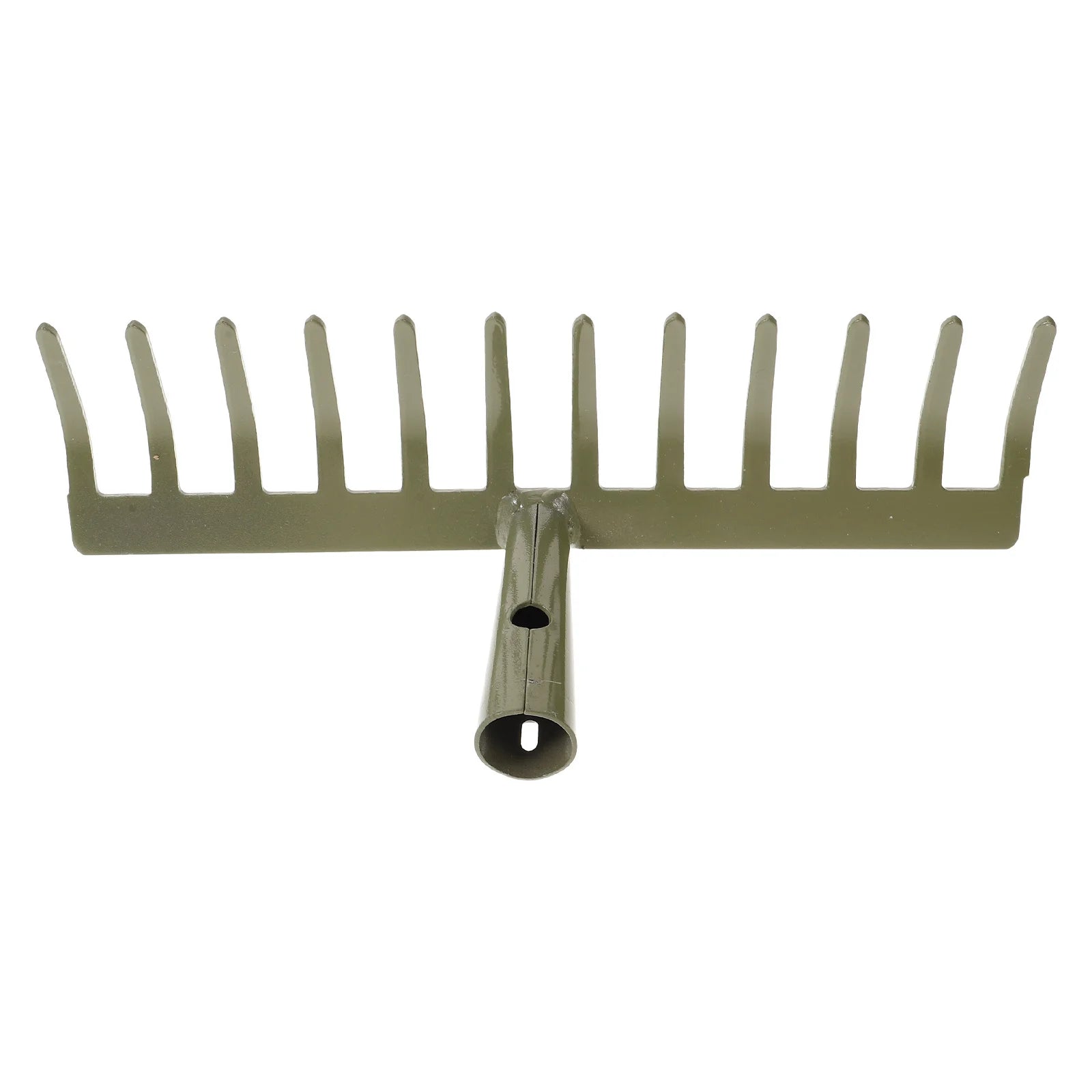 Heavy-Duty Mini Garden Rake Head – Soil & Leaf Loosening Tool