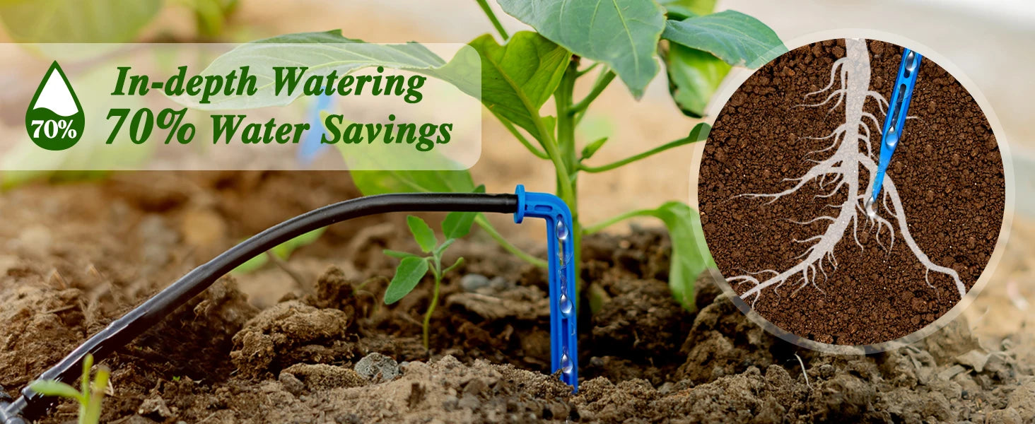 2024 Solar Drip Irrigation Kit – Automatic Watering System for Gardens