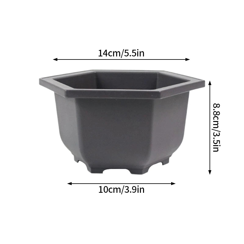 Square Bonsai Tray Planter – Imitation Purple Clay Flower Pot