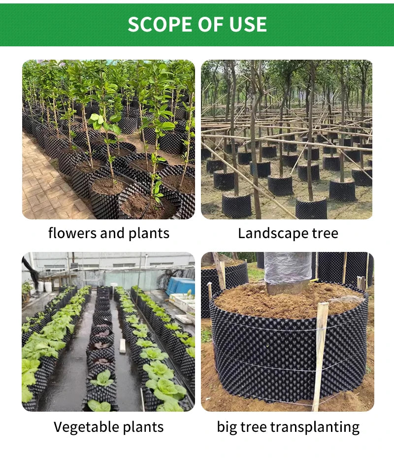 Root Control Nursery Pots – Fast Growth Plant & Bonsai Containers