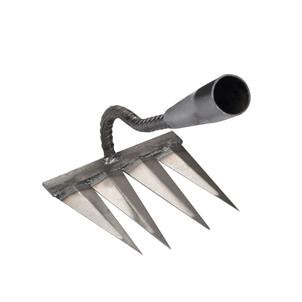 Steel Loose Soil Weeder – Hand Rake Garden Weeding Tool