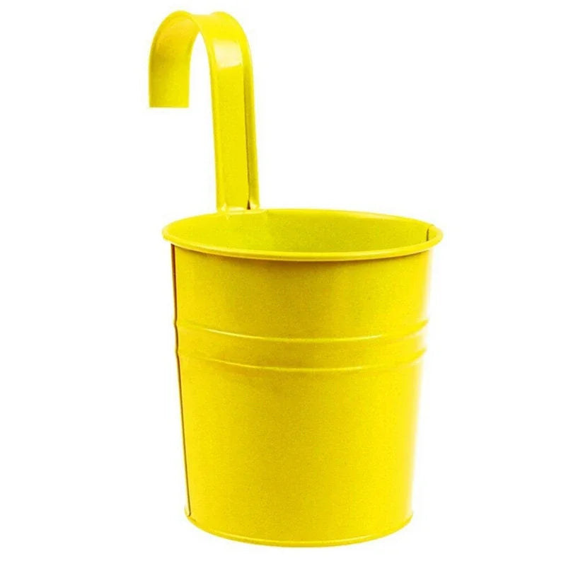 10-Color Metal Flower Pot Hooks – Hanging Garden Planters