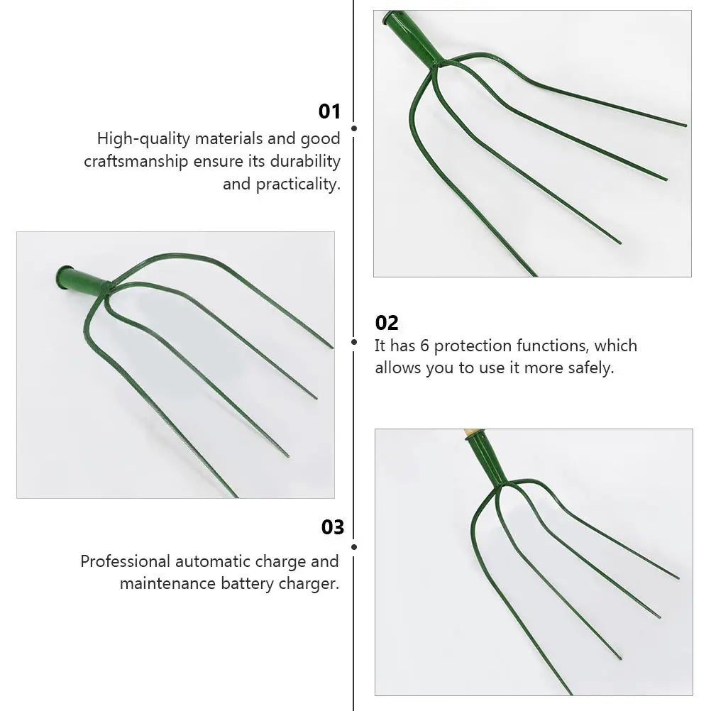 Multi-Functional Metal Grass Fork – Lightweight Farm Pitch-Fork
