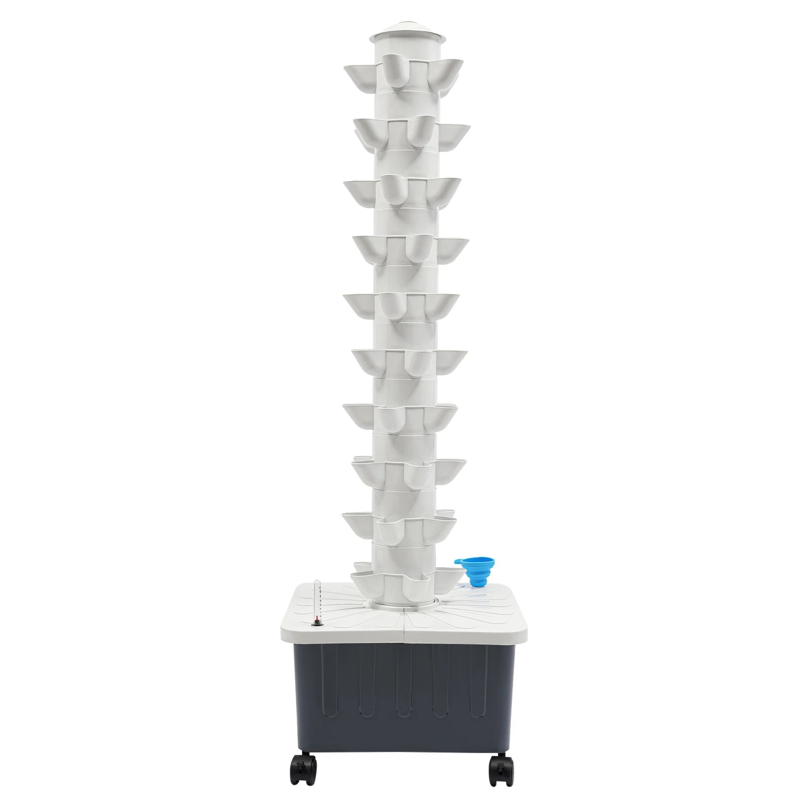50-Hole Vertical Hydroponic Plant Tower – Indoor Growing System with Pump