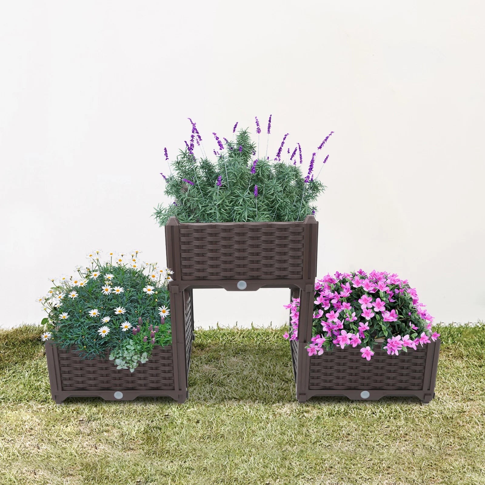 Vertical Elevated Planter Box – Reusable Raised Bed for Vegetables & Flowers