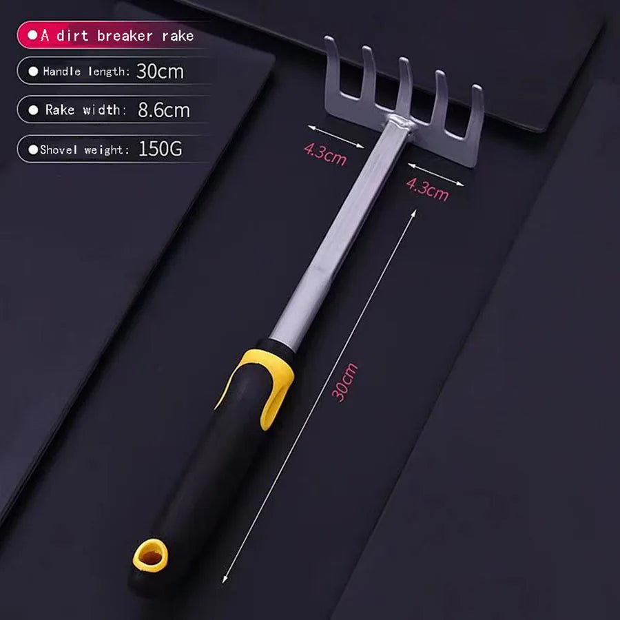 Tree Planting & Gardening Tool – Hoe & Spade for Digging and Weeding