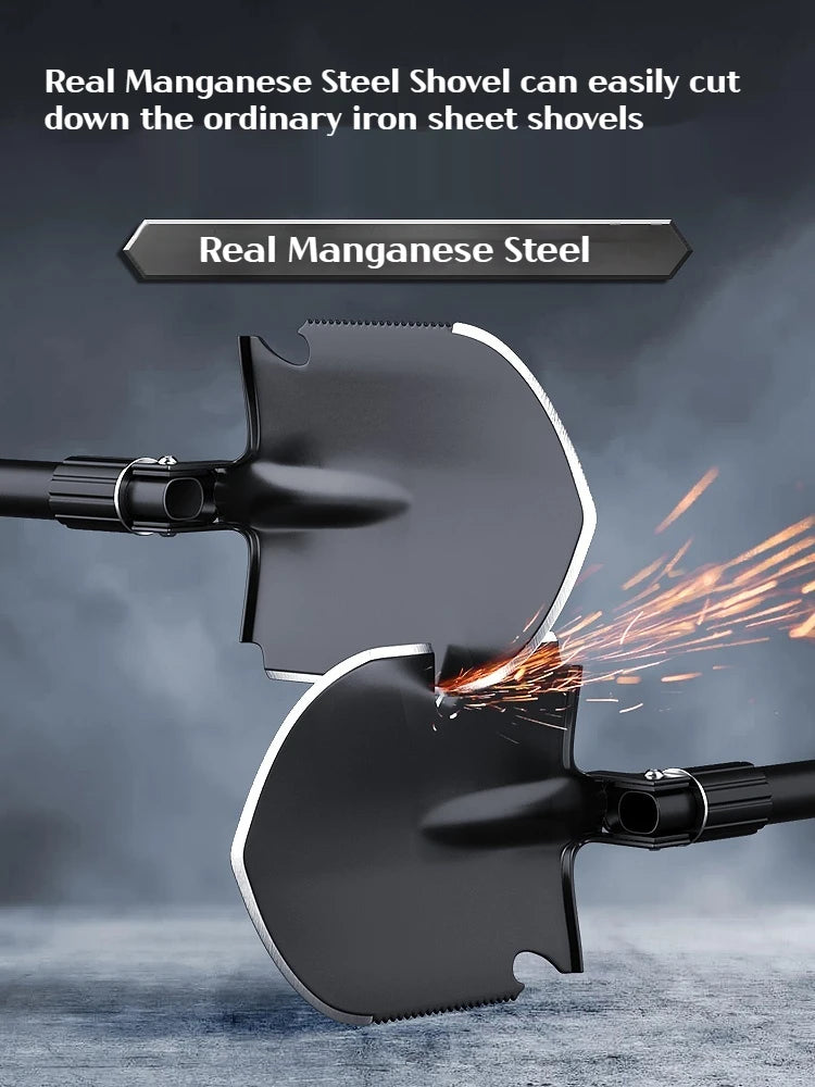 3-in-1 Multifunctional Garden Shovel – Shovel, Pickaxe & Hoe