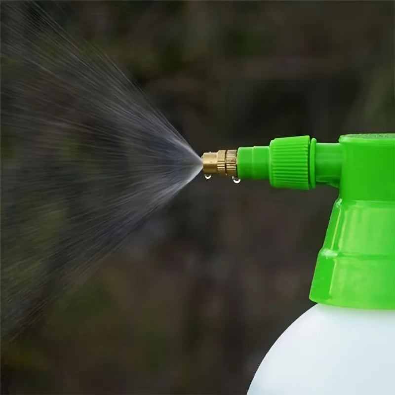 2L High-Capacity Adjustable Nozzle Garden Sprayer - Air Pressure Watering Can for Plants & Car Wash