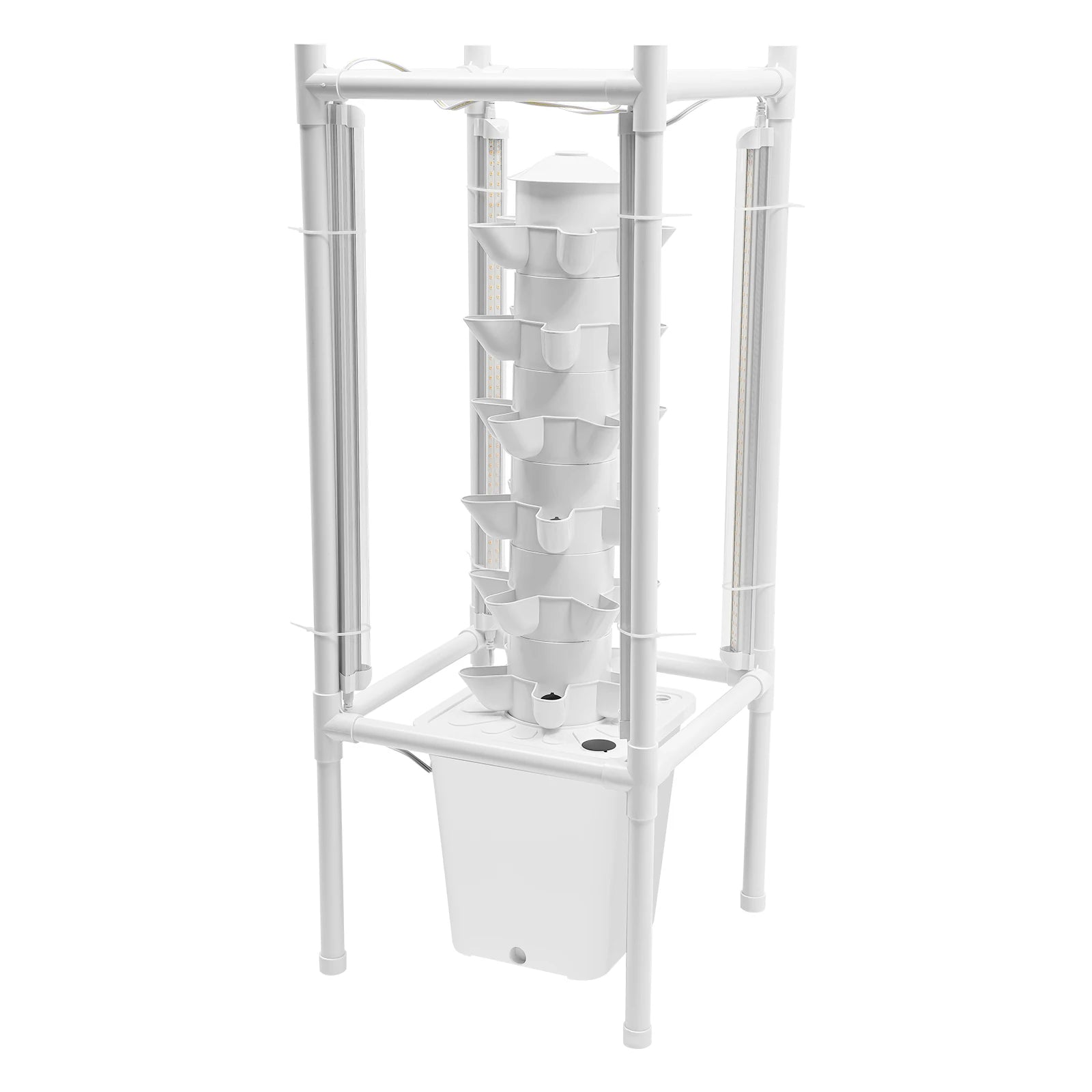 30-Holes Hydroponic Garden Vertical Tower with Growing Light