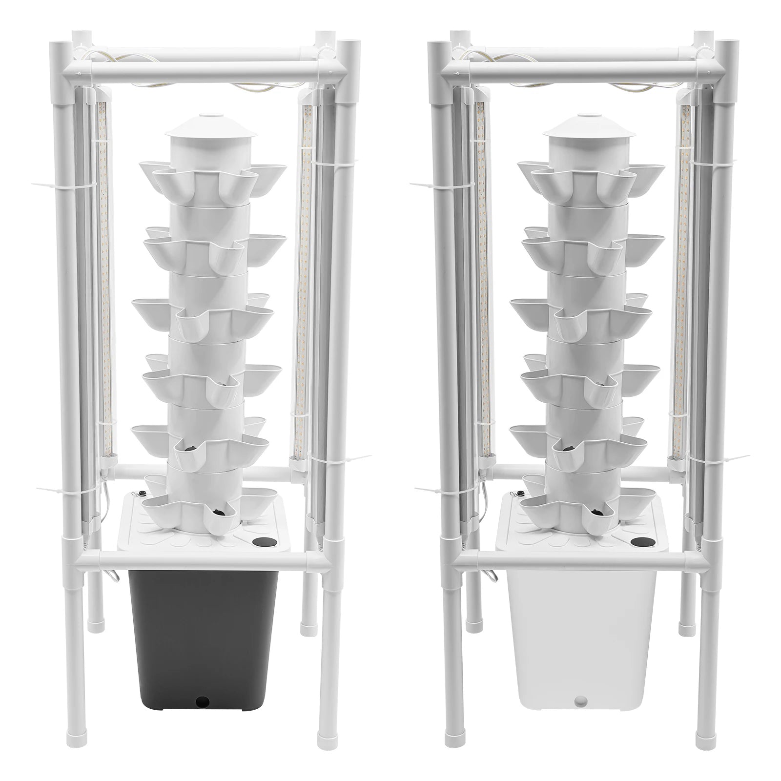 30-Holes Hydroponic Garden Vertical Tower with Growing Light