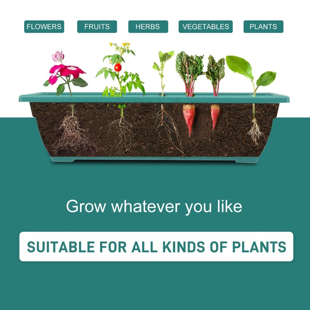 5-Tier Vertical Garden Bed – Elevated Planter for Herbs & Flowers