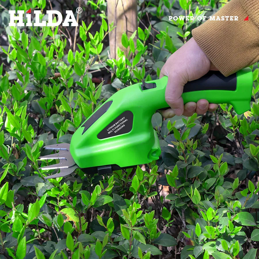 2-in-1 Cordless Hedge & Grass Trimmer – Lightweight Handheld Garden Tool