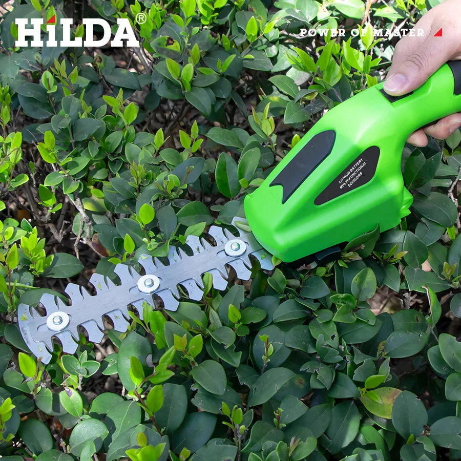 2-in-1 Cordless Hedge & Grass Trimmer – Lightweight Handheld Garden Tool