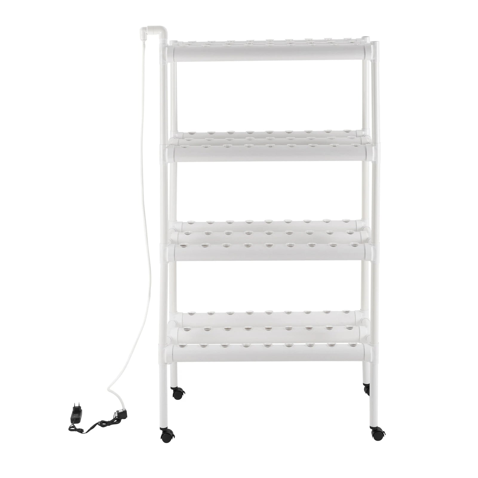 108 Sites Home Hydroponics Growing System Kit with Wheels, Pump| Garden Vegetables and Herbs Hydroponic Grow Stand