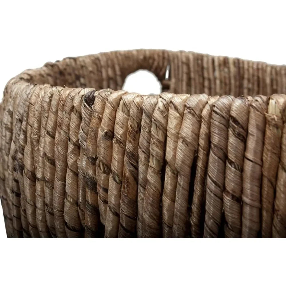 Madras Woven Planter Basket – Decorative Indoor/Outdoor Plant Pot