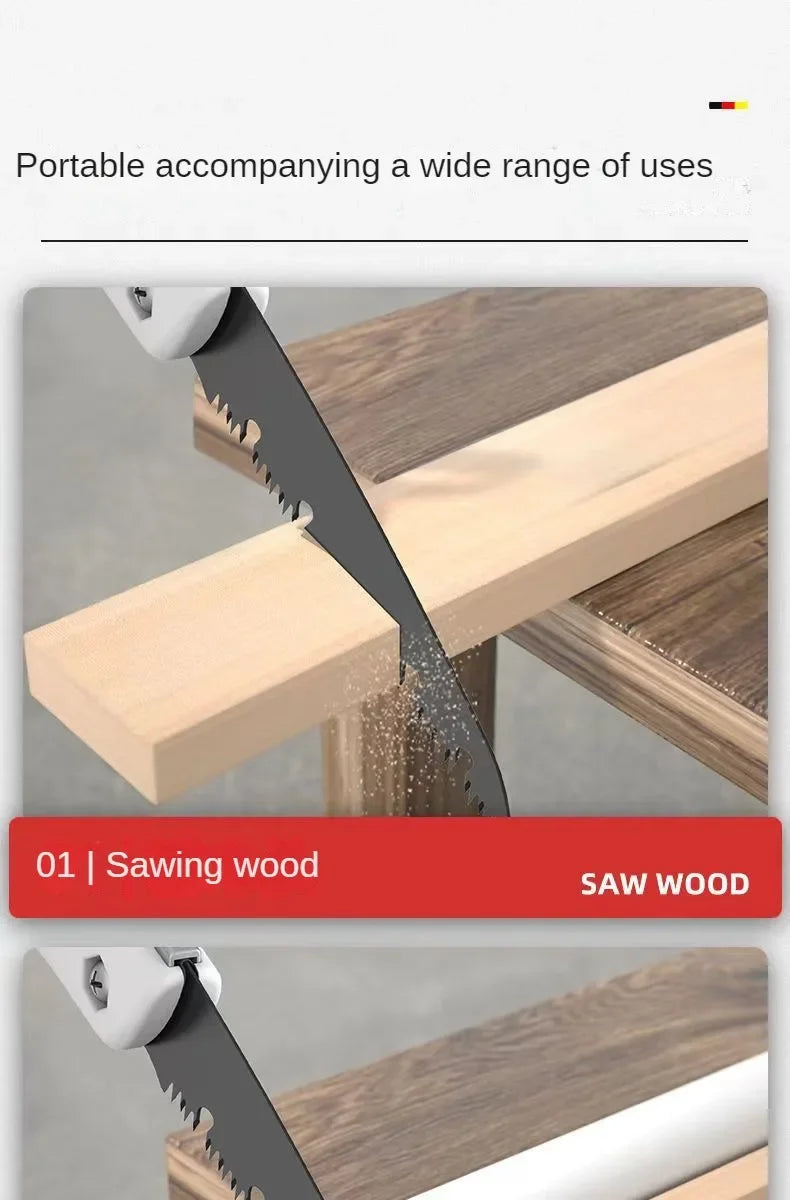 Folding Hand Saw – Multifunctional Portable Garden & Woodworking Tool