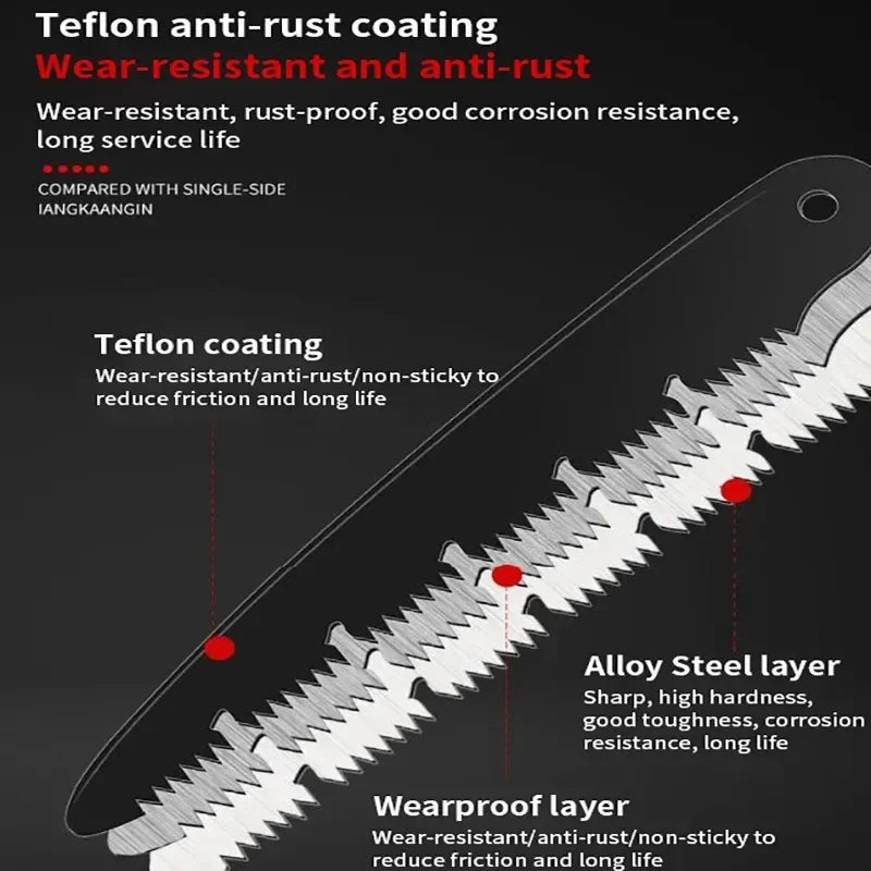 Folding Hand Saw – Portable Outdoor & Garden Pruning Tool