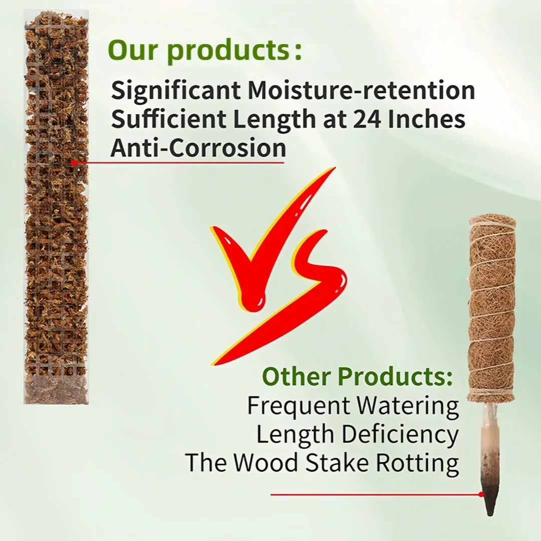 Moss Pole Plant Support – Indoor Climbing Plant Stand