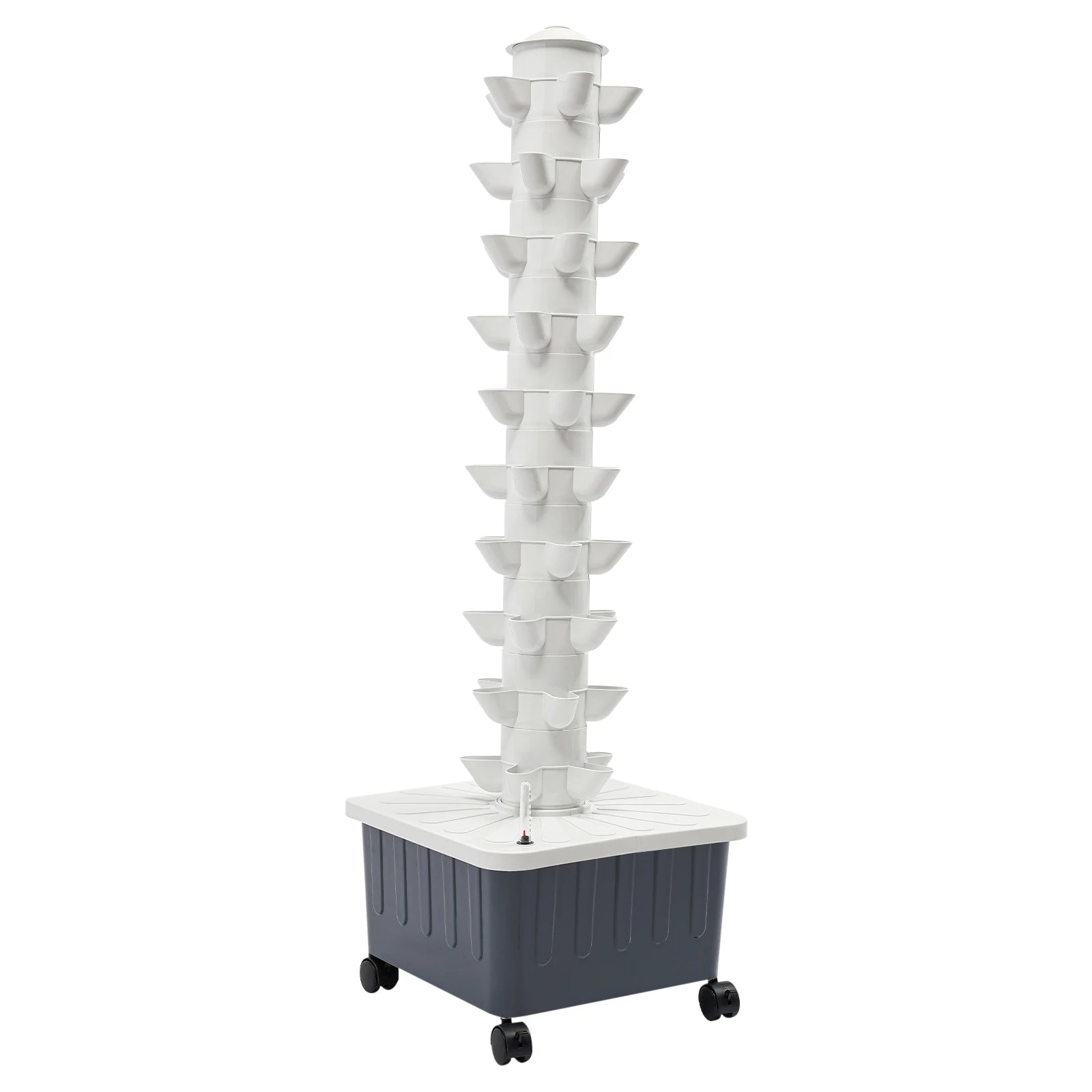 50-Hole Vertical Hydroponic Plant Tower – Indoor Growing System with Pump