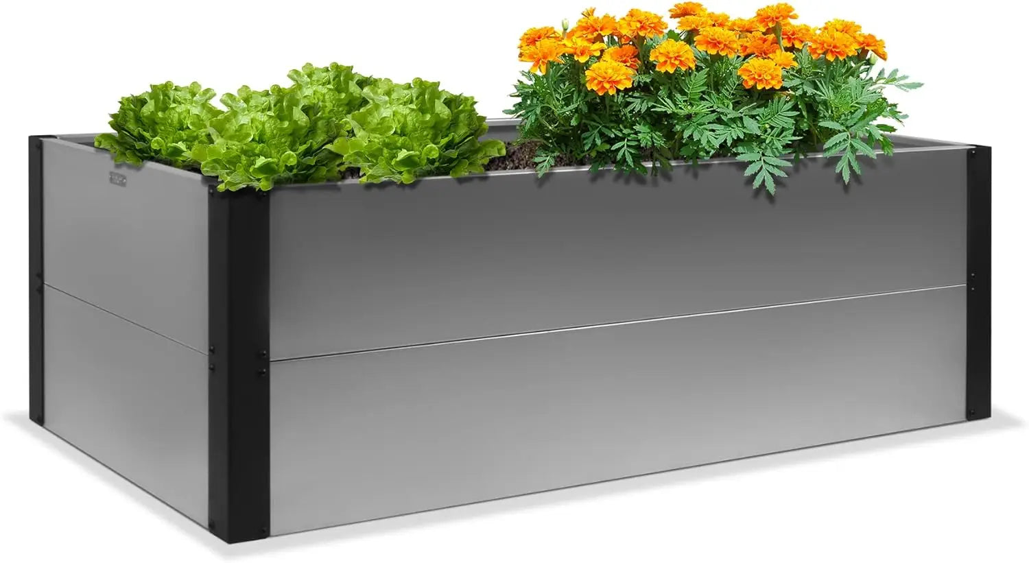 Galvanized Metal Raised Garden Bed – Outdoor Planter Box