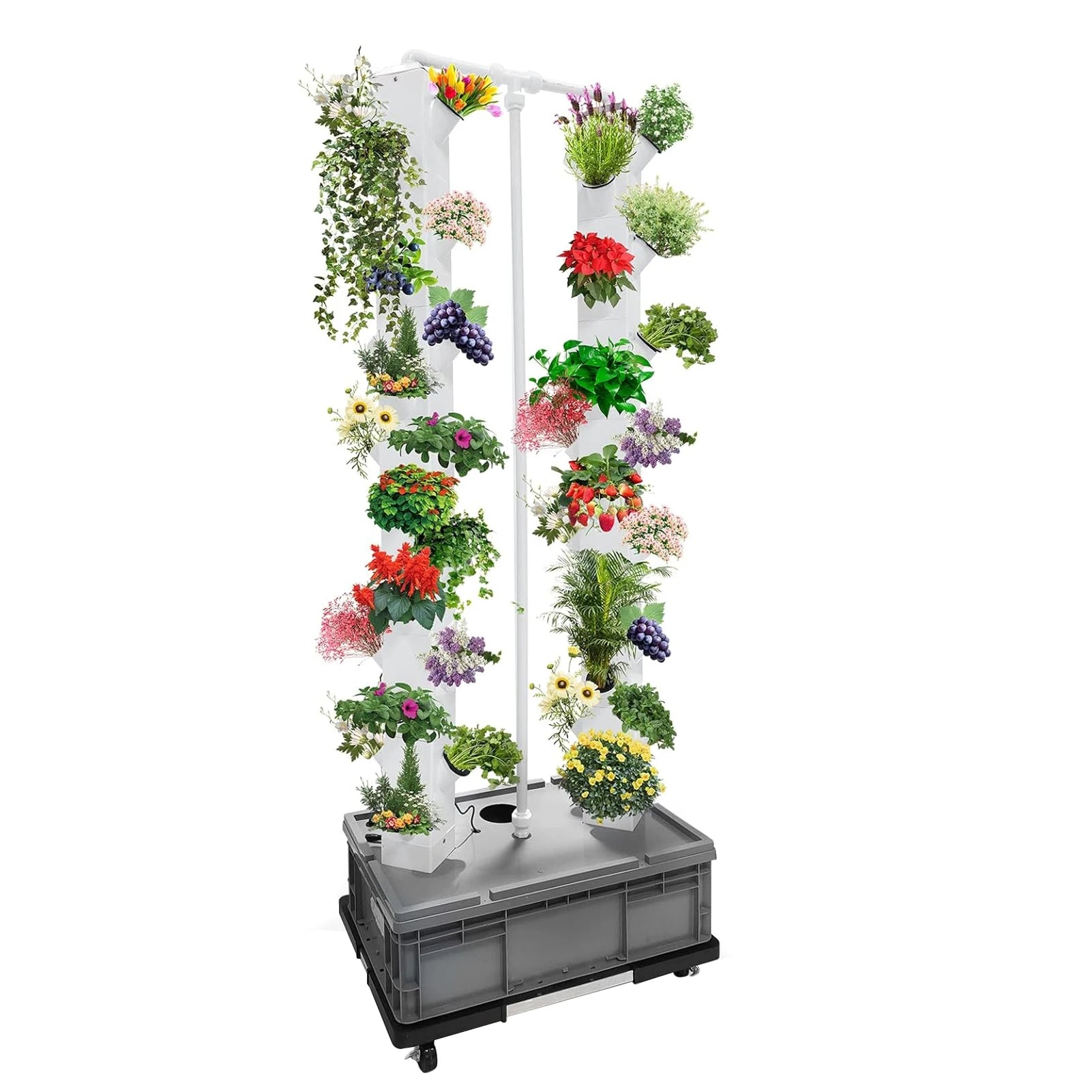 Tower Garden Hydroponic System – Vertical Farming Kit for Leafy Vegetables