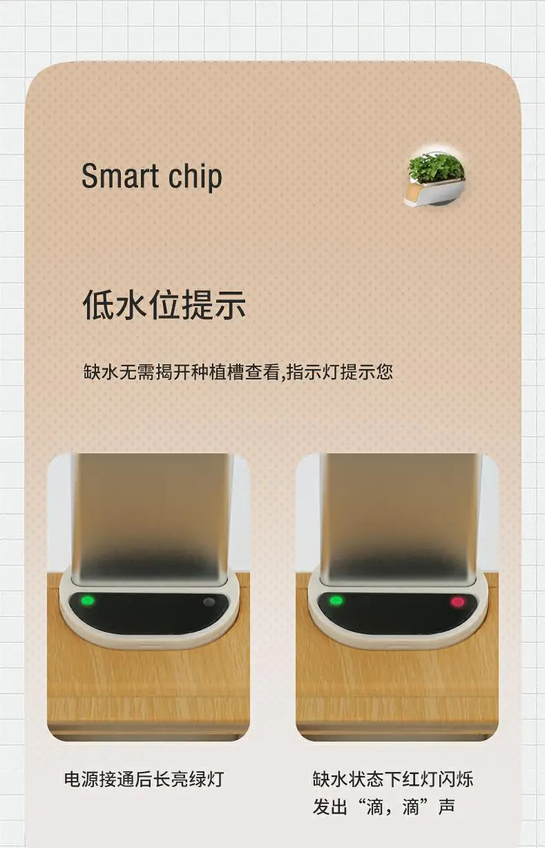 New Smart Flowerpot Plant Vegetable Green Hydroponic Planting Mini Multifunctional Vegetable Pot Indoor Planter Succulents Pots