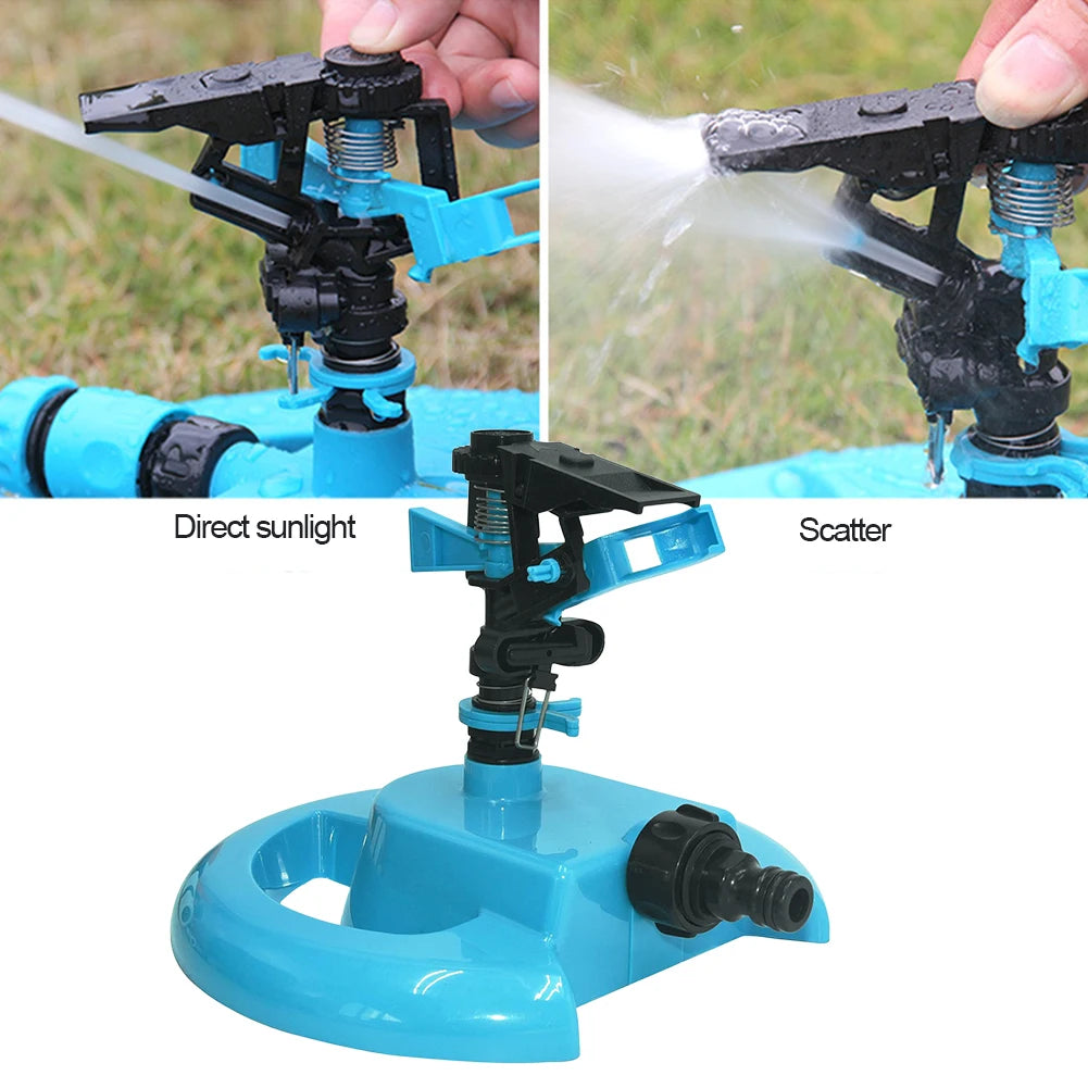 Automatic Rotating Lawn Sprinkler – Adjustable Water-Saving Garden Sprayer