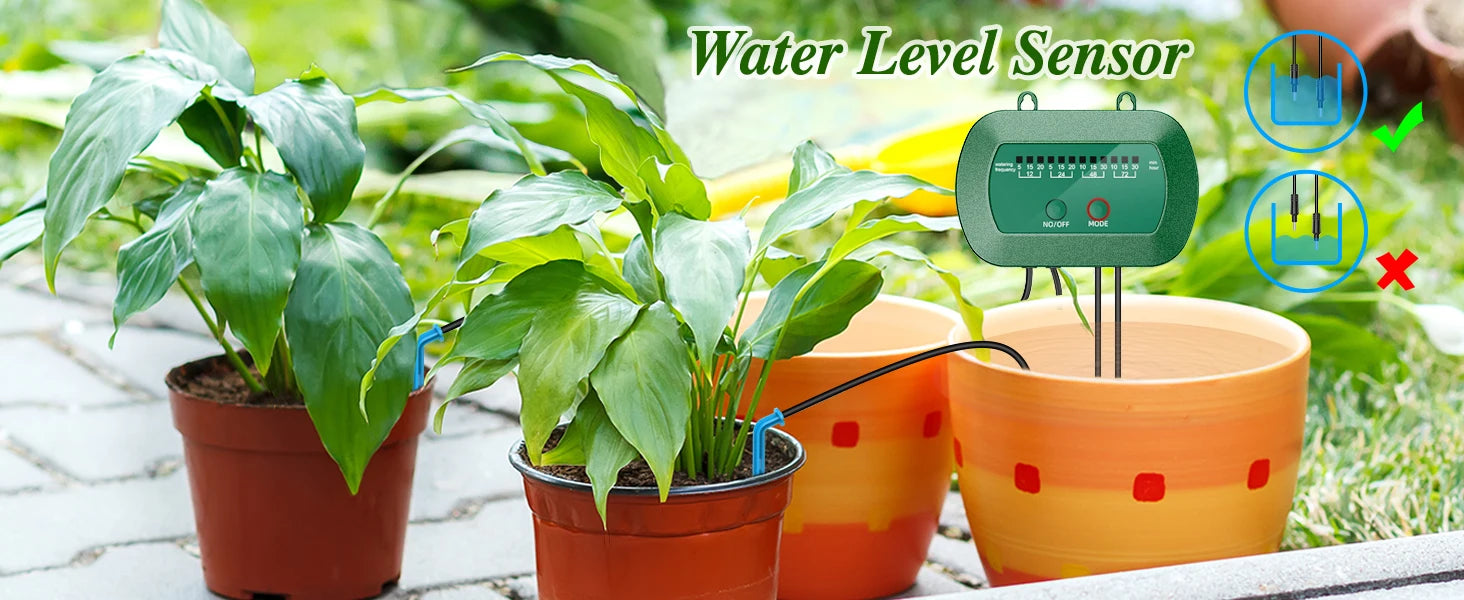 2024 Latest Drip Irrigation Kit for Potted Plants Solar System for Garden Supported Automatic Watering System