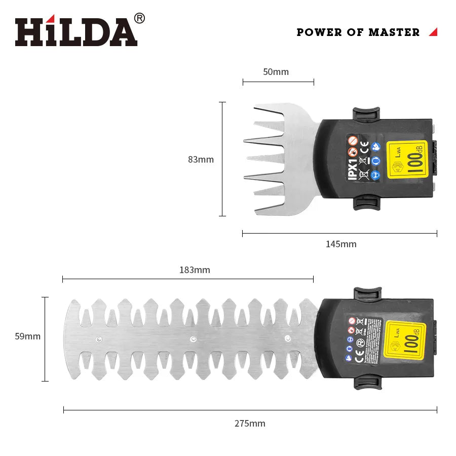 2-in-1 Cordless Hedge & Grass Trimmer – Lightweight Handheld Garden Tool