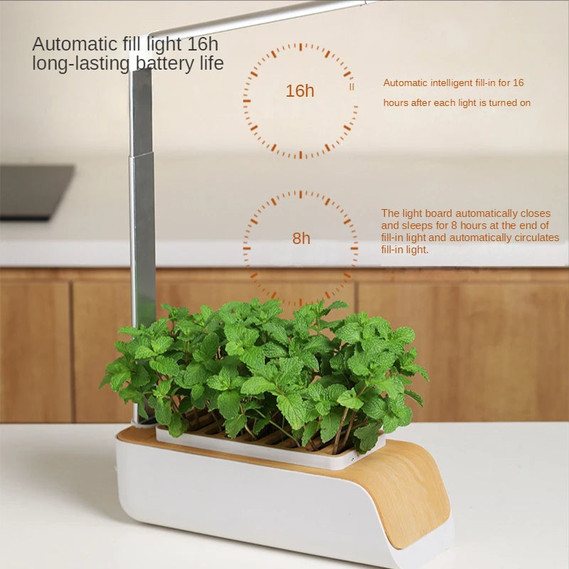 New Smart Flowerpot Plant Vegetable Green Hydroponic Planting Mini Multifunctional Vegetable Pot Indoor Planter Succulents Pots