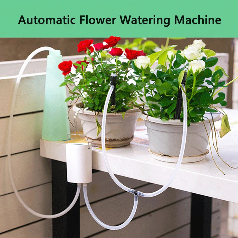 2–16 Head Intelligent Drip Irrigation Kit – Automatic Plant Watering System