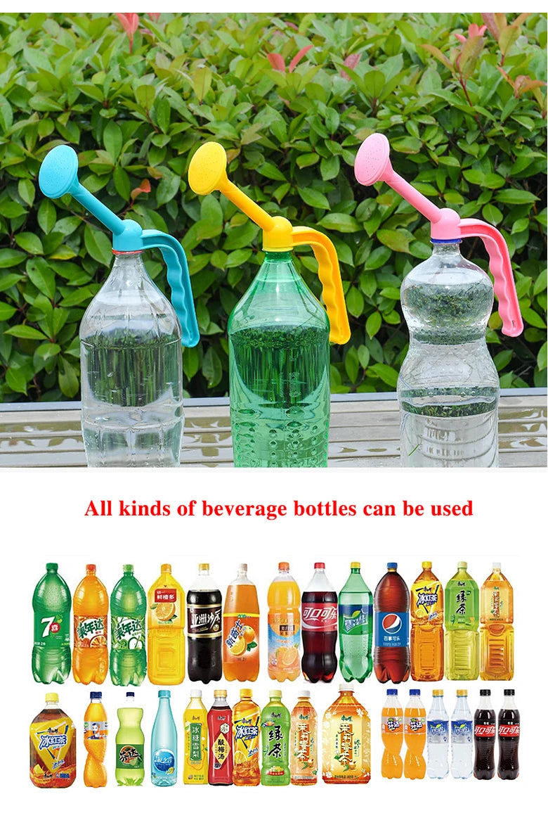 Gardening Plant Watering Handheld dual-purpose water spray Bottle Water Can Top Waterers Shower Seedling Irrigation