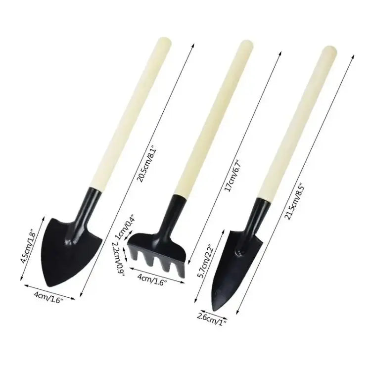 3-Piece Mini Garden Tool Set – Small Plant & Succulent Gardening Kit