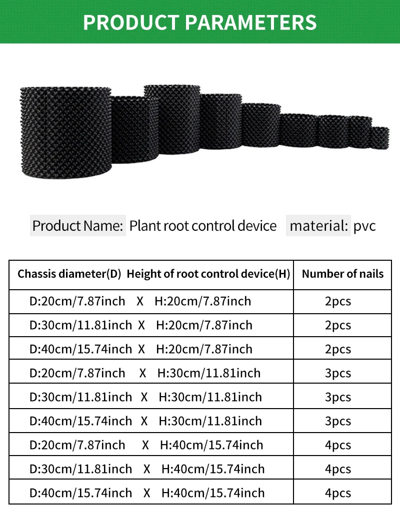 Pruning Plant Root Control Nursery Pots Trainer Fast Root Grow Container Garden Tree Bonsai Transplant Tool Fast Nersery Pot
