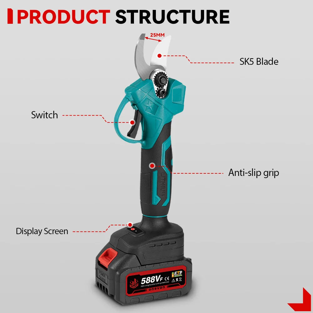 3500W 2-in-1 Brushless Chainsaw & Pruning Shears – Telescopic Garden Pole