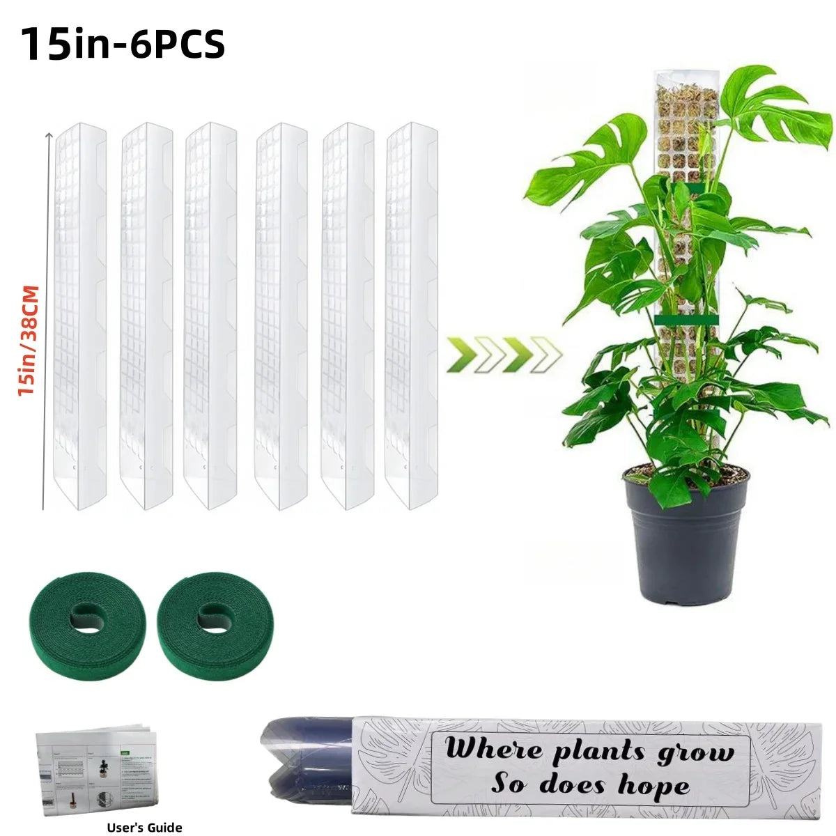 Moss Pole Plant Support – Indoor Climbing Plant Stand