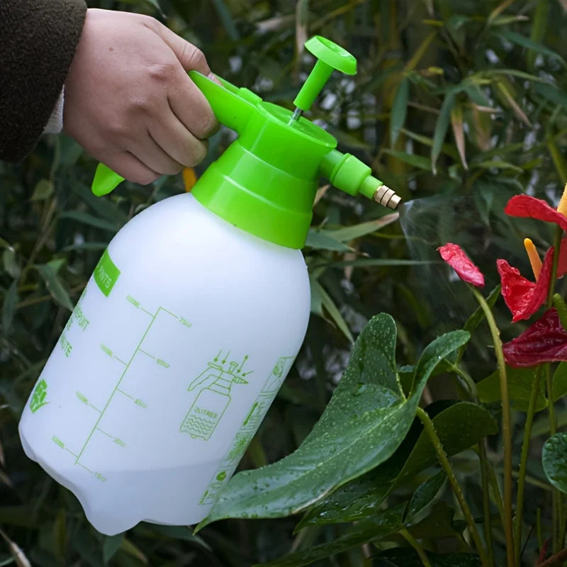 2L High-Capacity Adjustable Nozzle Garden Sprayer - Air Pressure Watering Can for Plants & Car Wash