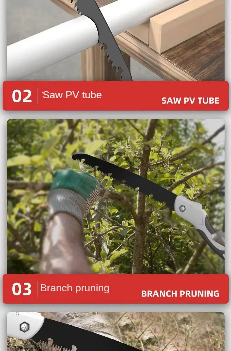 Folding Hand Saw – Multifunctional Portable Garden & Woodworking Tool