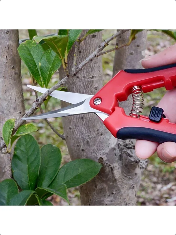 Garden Pruning Shears – Non-Slip Flower, Fruit & Vegetable Scissors