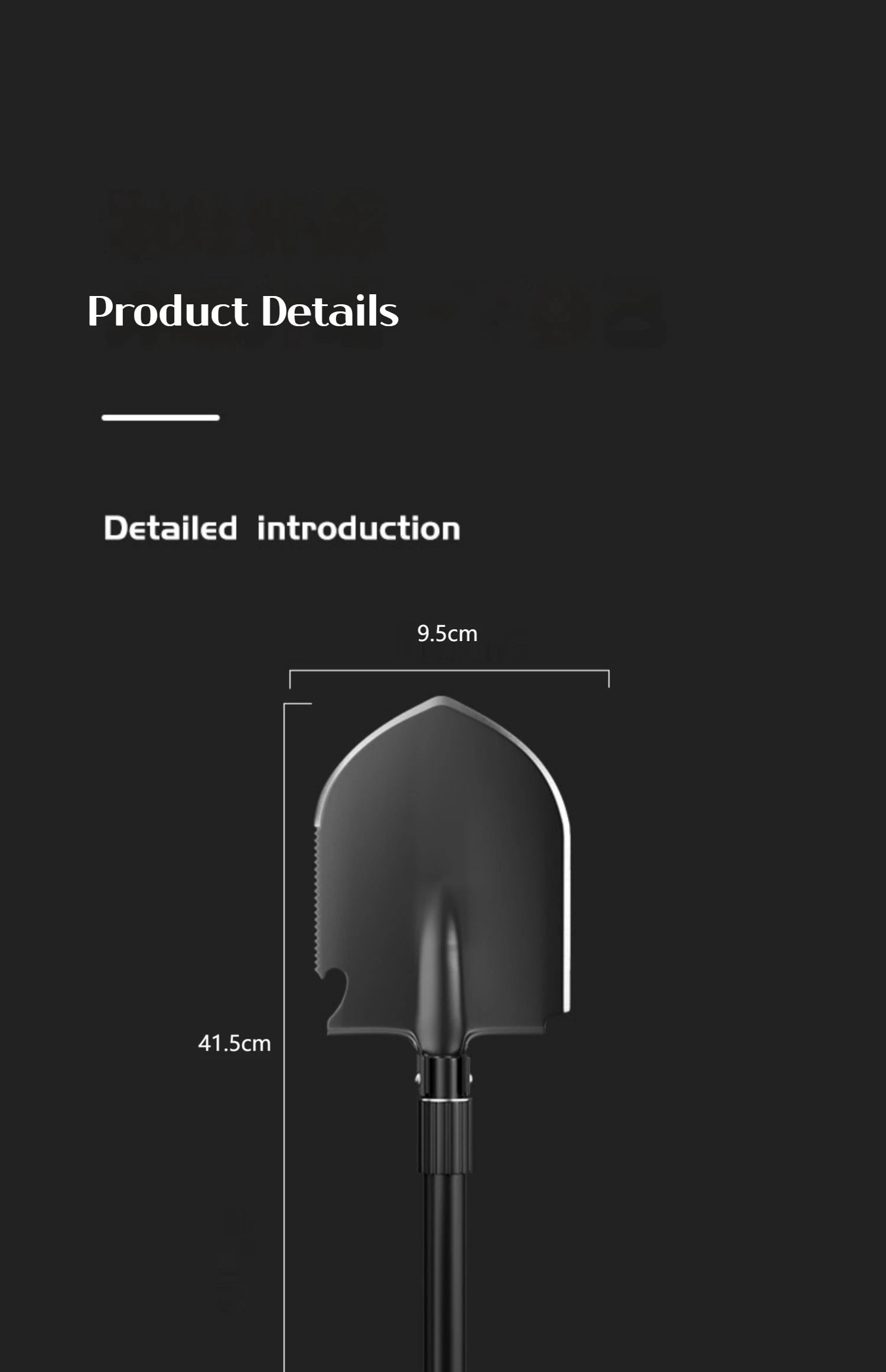 3-in-1 Multifunctional Garden Shovel – Shovel, Pickaxe & Hoe